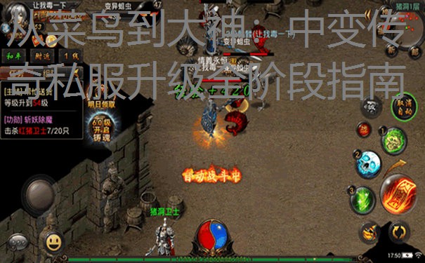 从菜鸟到大神：中变传奇私服升级全阶段指南
