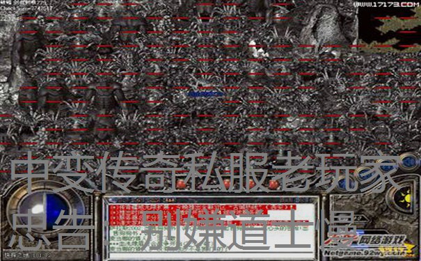 中变传奇私服老玩家忠告：别嫌道士慢