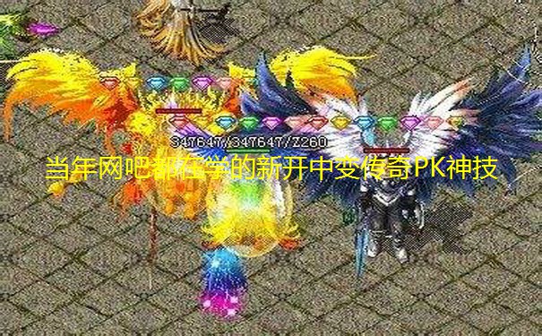 当年网吧都在学的新开中变传奇PK神技